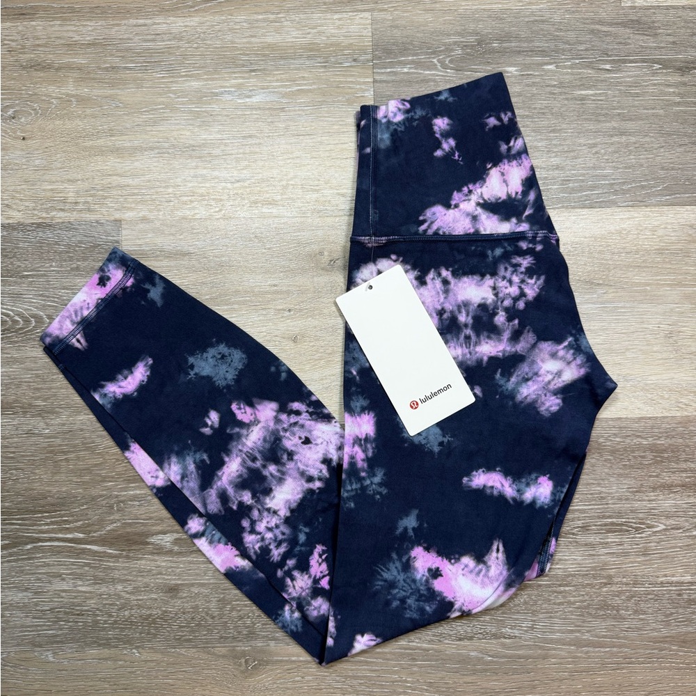 Lululemon Align Pant 25” - Circulate Tie Dve Mineral Blue Multi CZBM